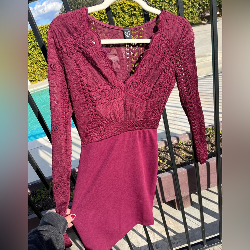 windsor body-con lace dress